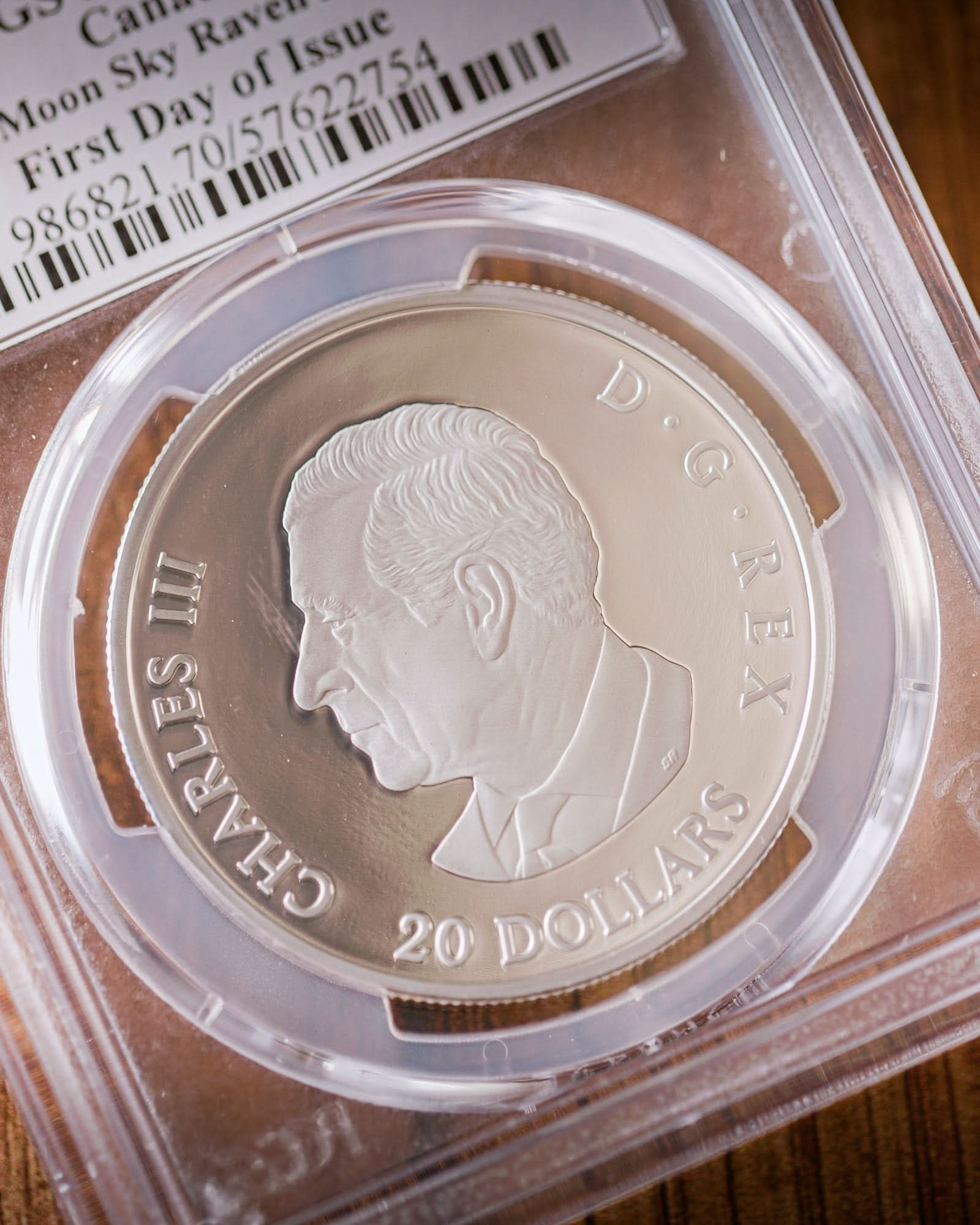 2025 $20 Canada Moon Sky Raven | First Day of Issue PR70 Deep Cameo | Steven Rosati Autographed