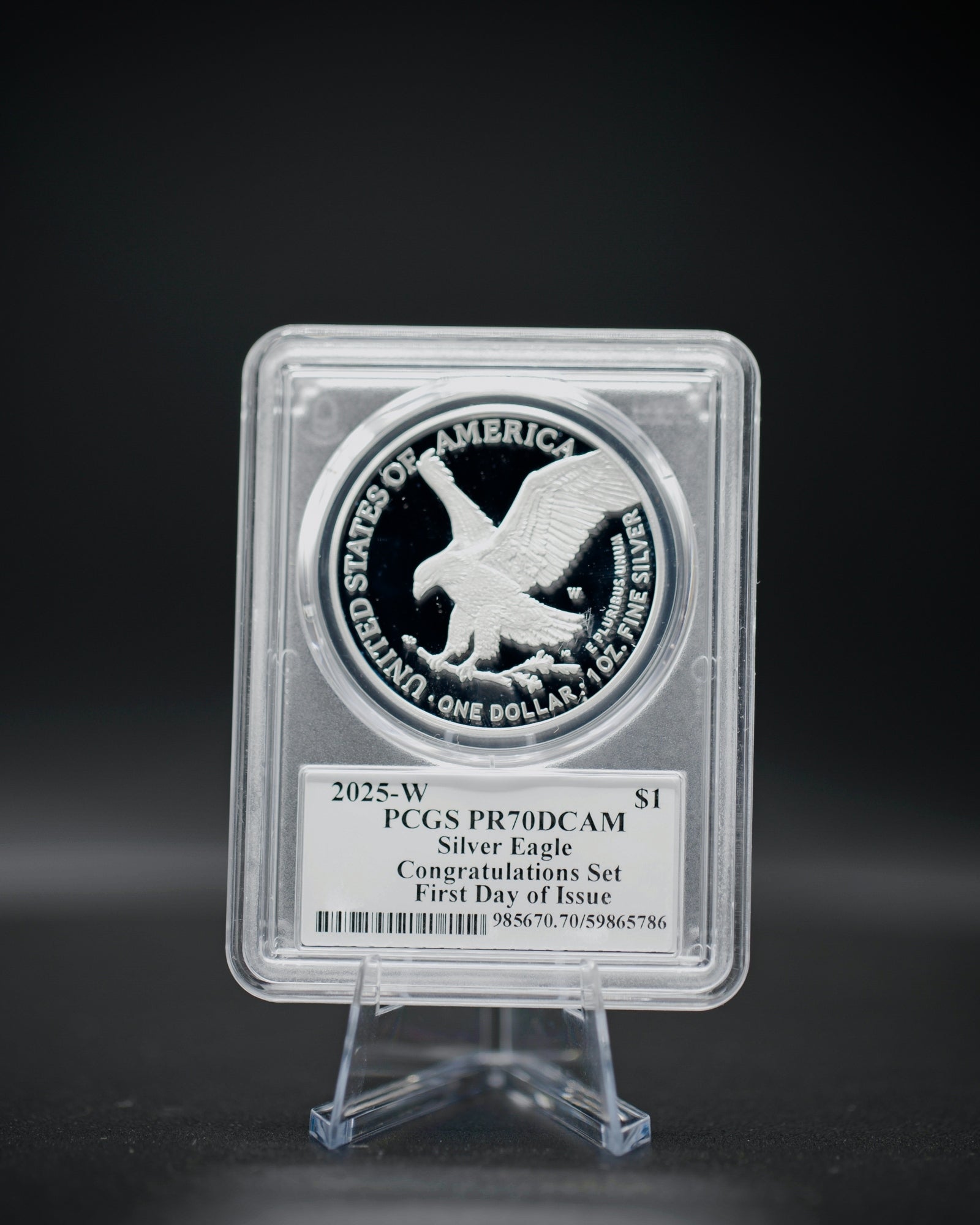 銀貨 ティファニーアート ロンドン PCGS PR70 FDI UHR 最高鑑定 2025 Morgan and Peace Silver Dollar 2pc Set FDI PCGS MS70