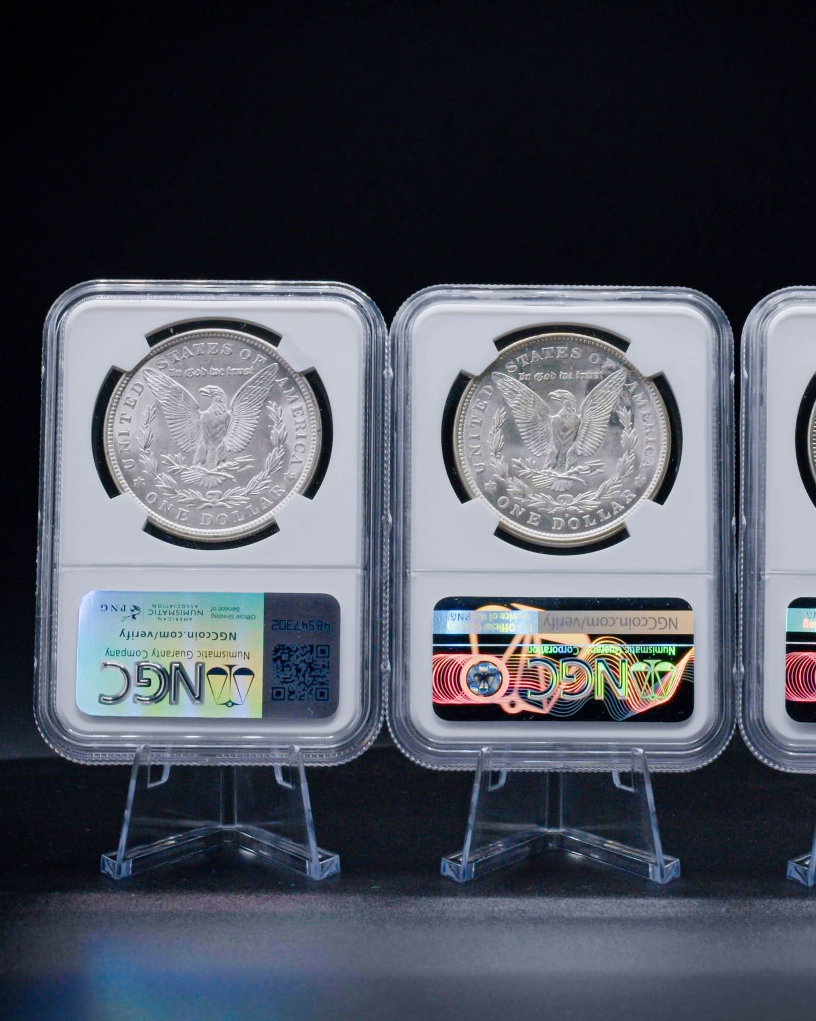 1921 3PC Morgan Dollar Collection | P, D, S NGC MS63