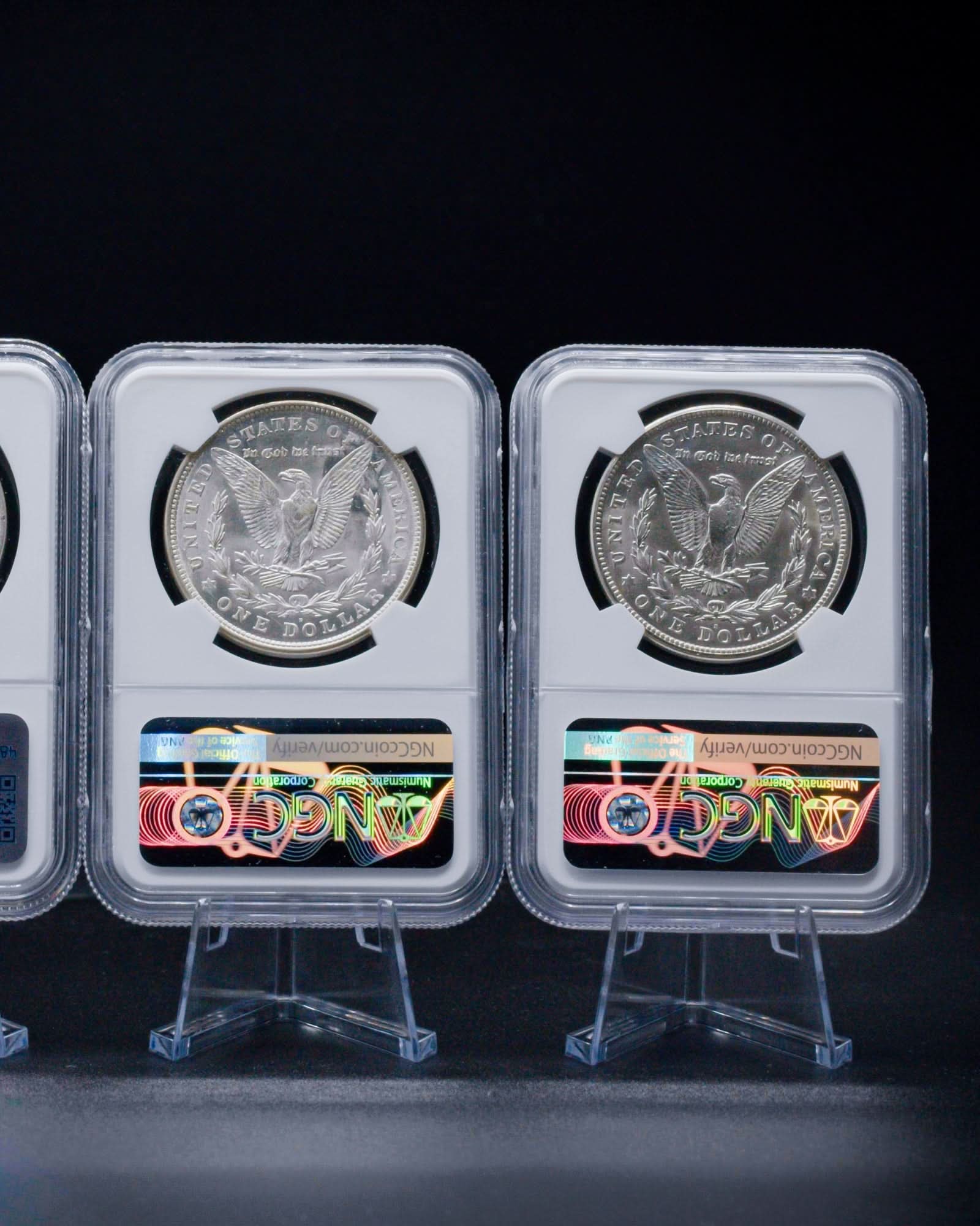 1921 3PC Morgan Dollar Collection | P, D, S NGC MS63