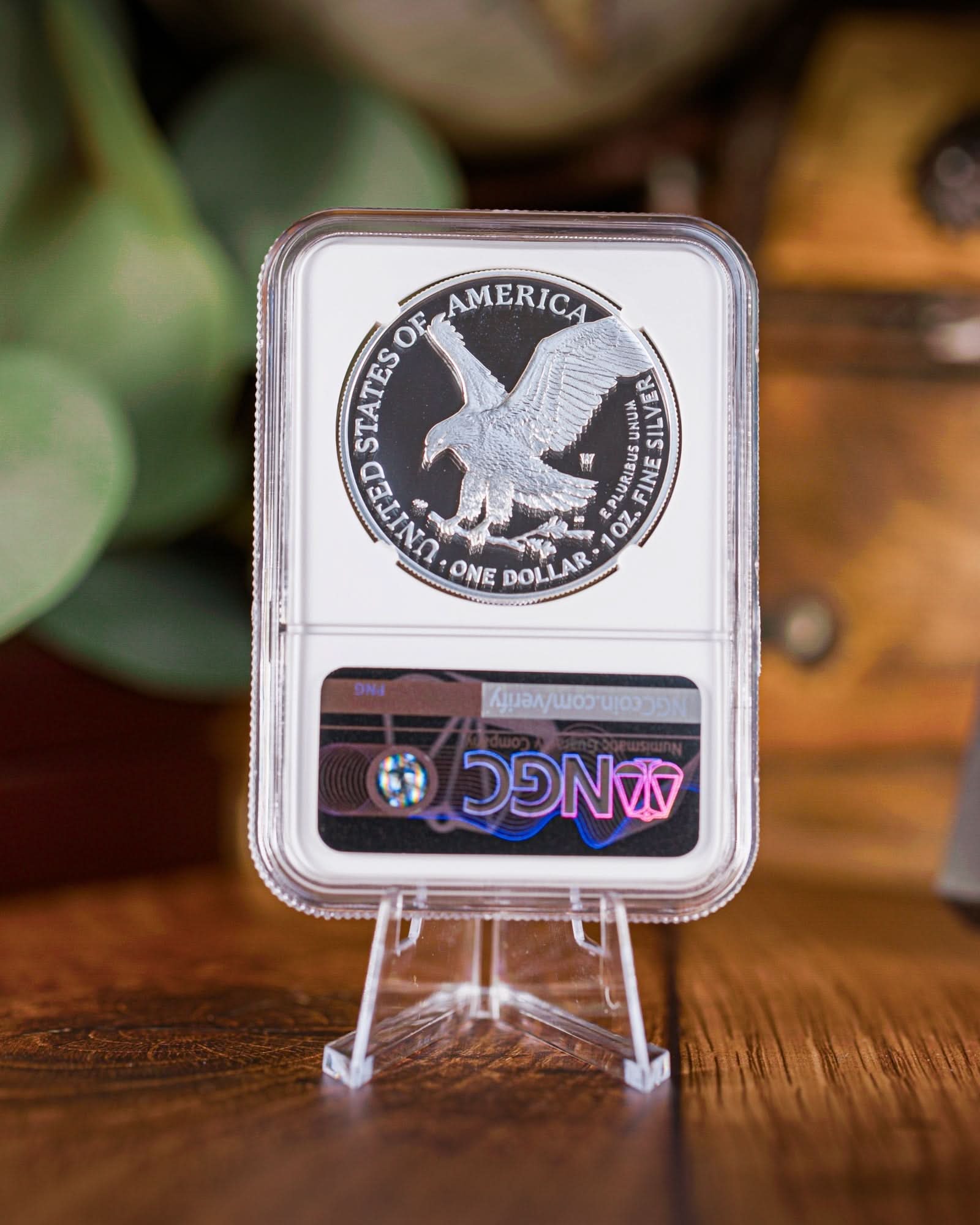 1776-2026 W Silver Eagle Liberty Bell 250th Anniversary Privy | NGC Advanced Release PF70 Ultra Cameo | Kenneth Bressett Autographed