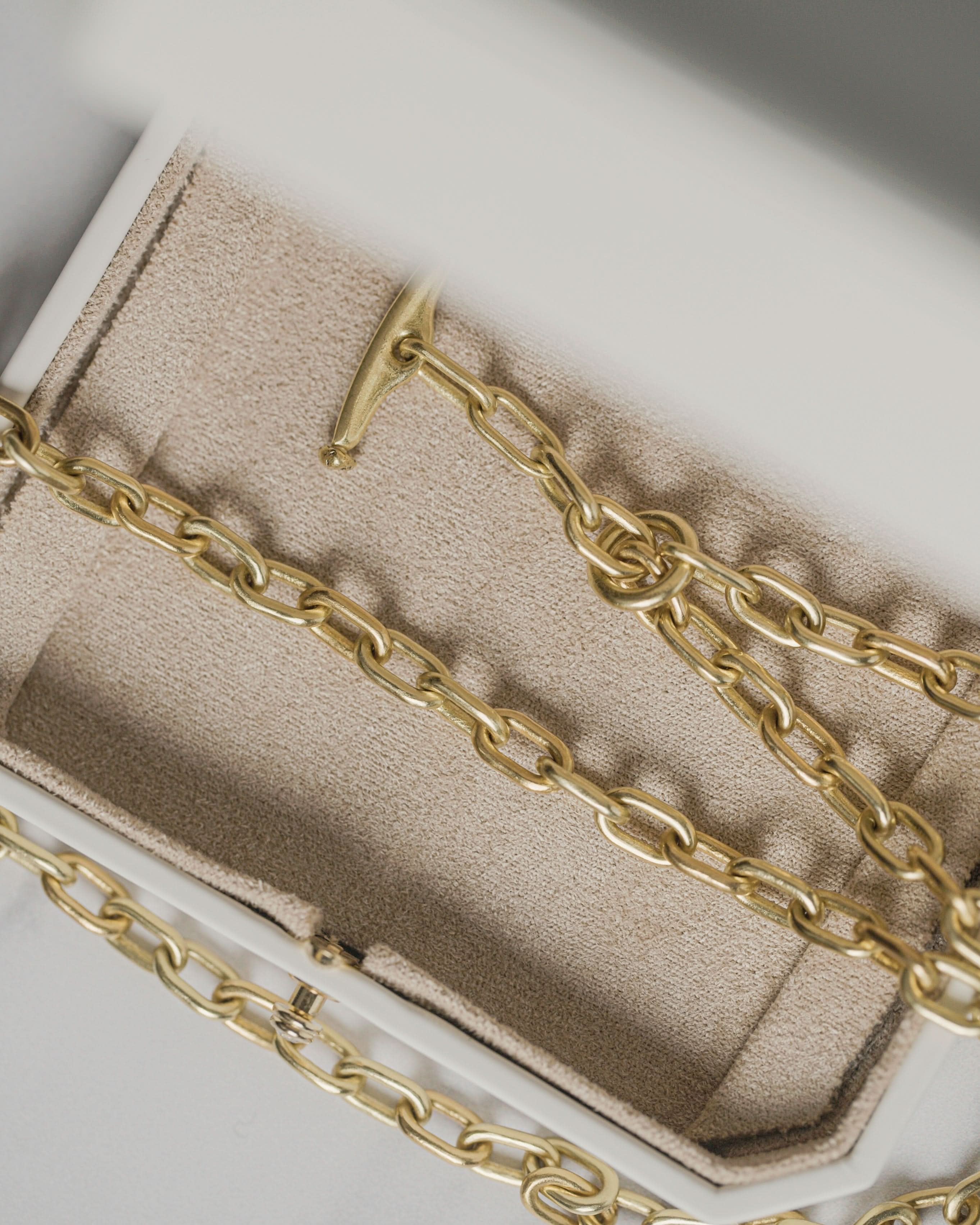 Chasing Mammoths/Schindler Gold Handcrafted Raw Gold Chain | 24" Skinny 2.0