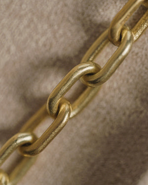 Chasing Mammoths/Schindler Gold Handcrafted Raw Gold Chain | 24" Skinny 2.0