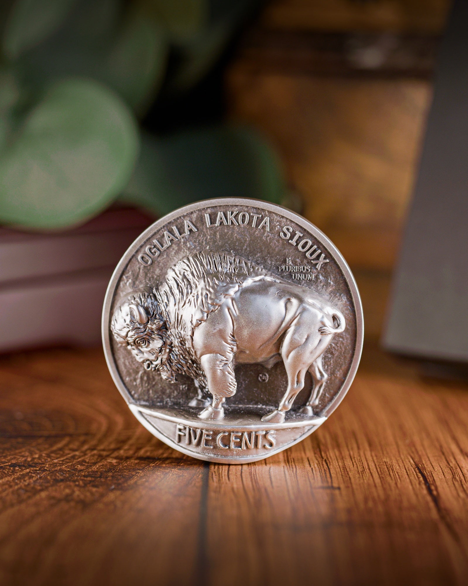 5 oz Coming to Life Buffalo Nickel | Sculptural Art by Michael Gaudioso