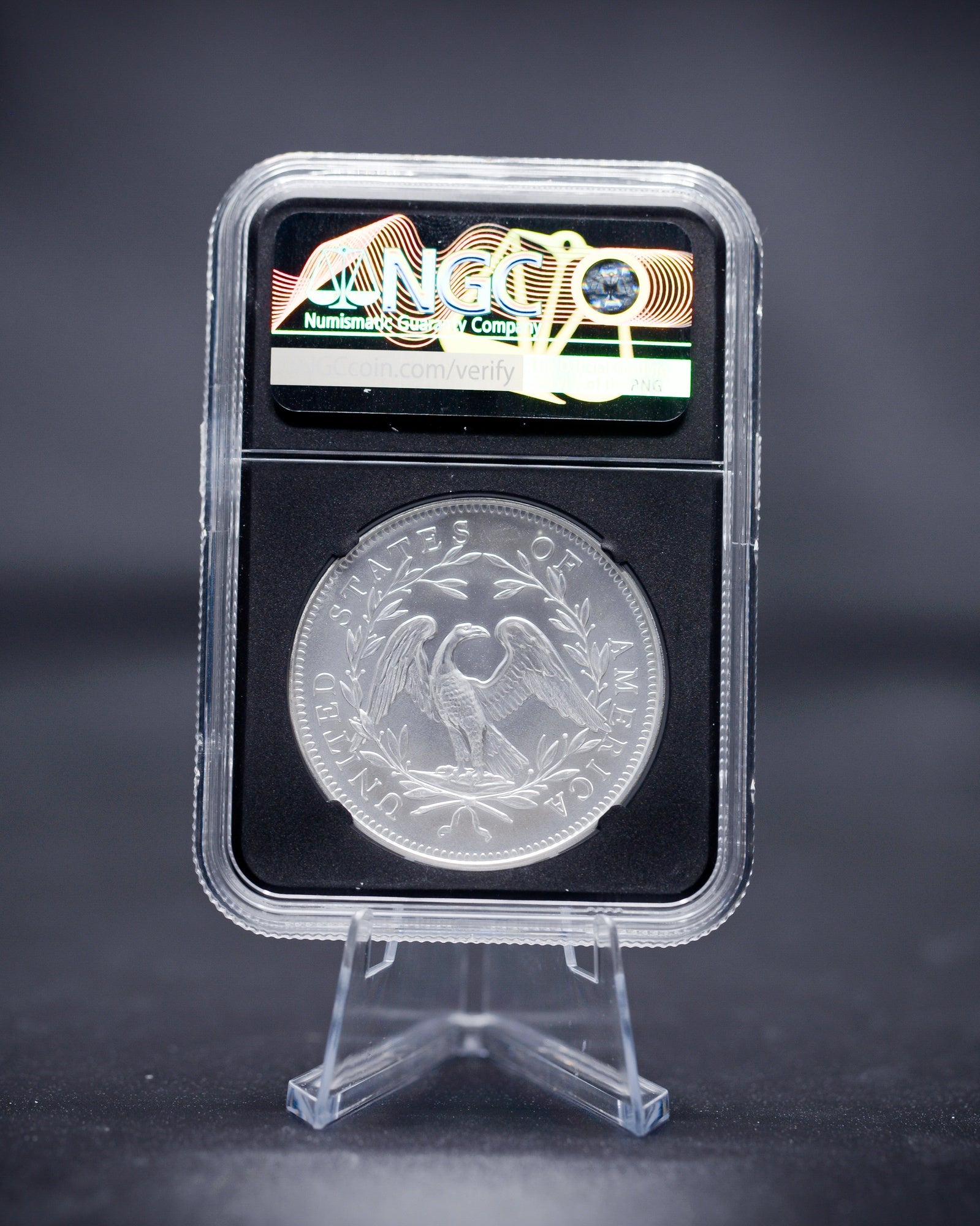2024 1 oz Silver Flowing Hair 230th Anniversary Medal | NGC MS70 | Anna Cabral Autographed
