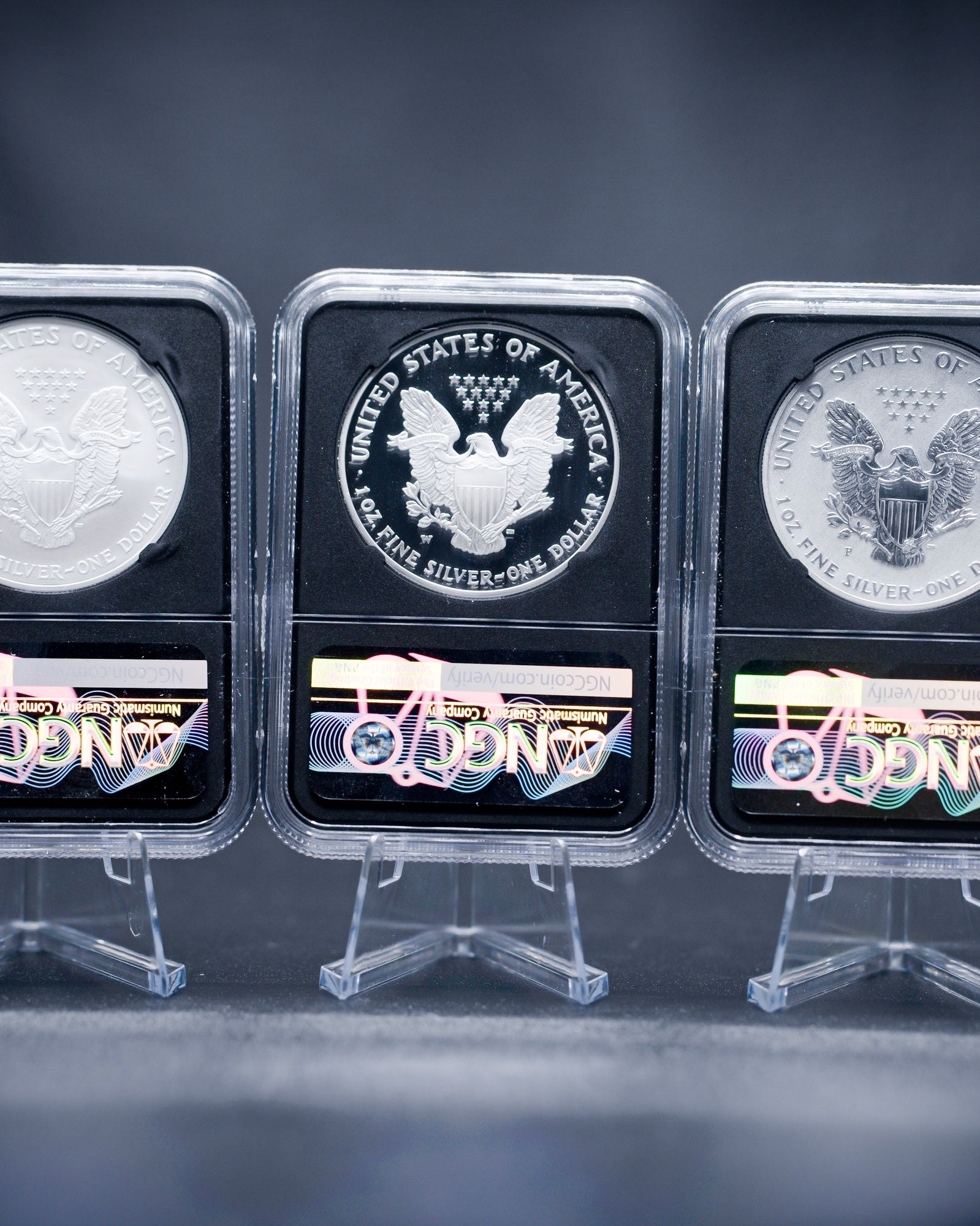 2006 3-Piece Silver Eagle Coin 20th Anniversary Set | NGC Modern Numis