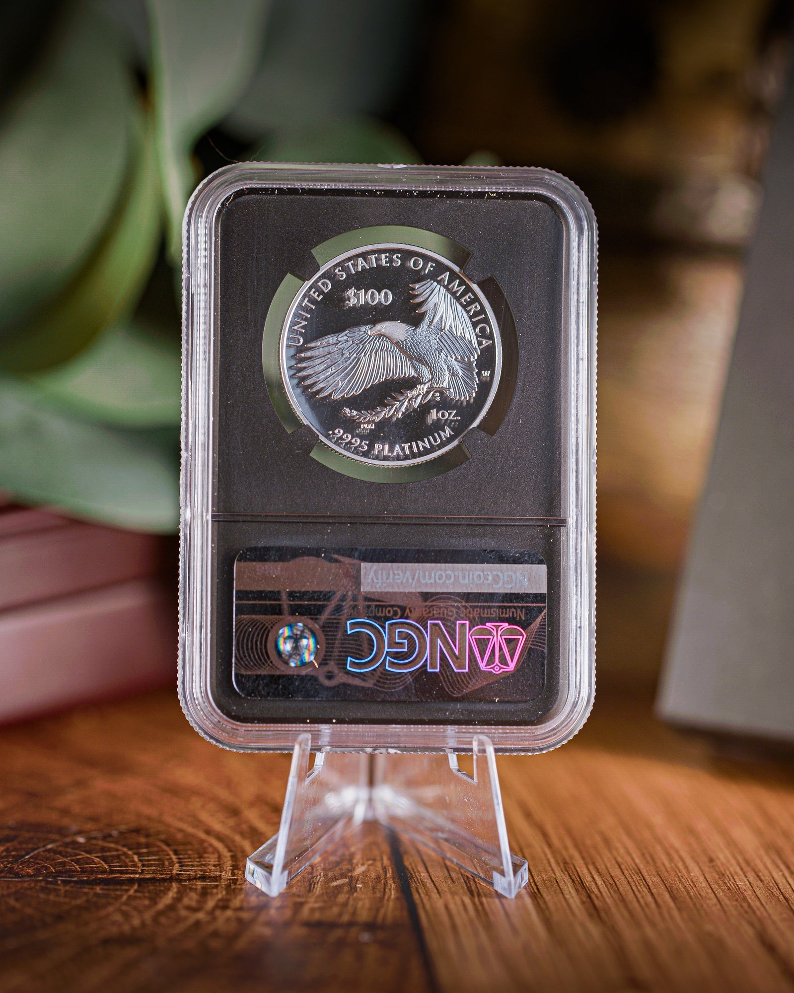 2026 $100 Platinum Proof Declaration of Independence | NGC PR70 | Anna Cabral Autographed