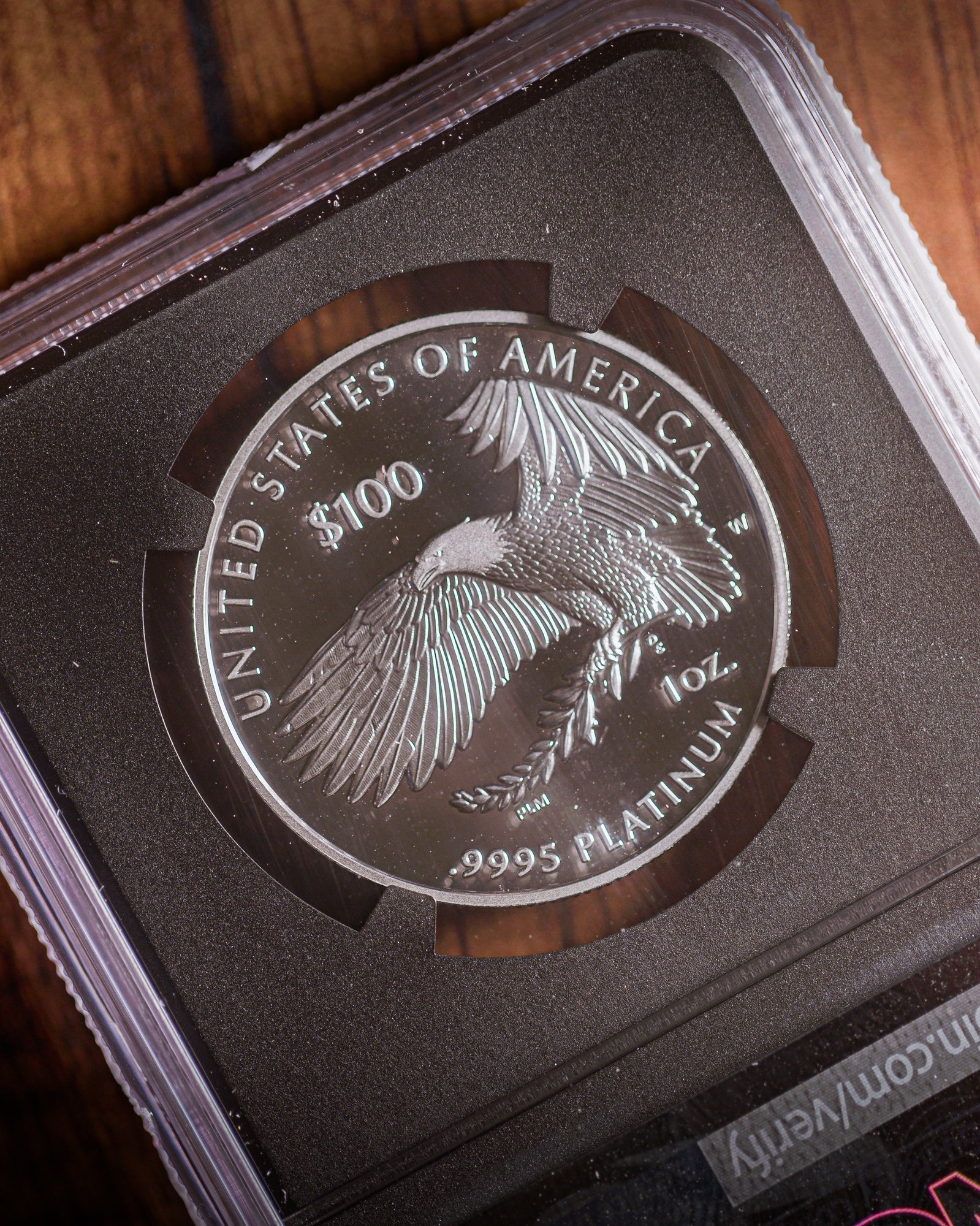 2026 $100 Platinum Proof Declaration of Independence | NGC PR70 | Anna Cabral Autographed