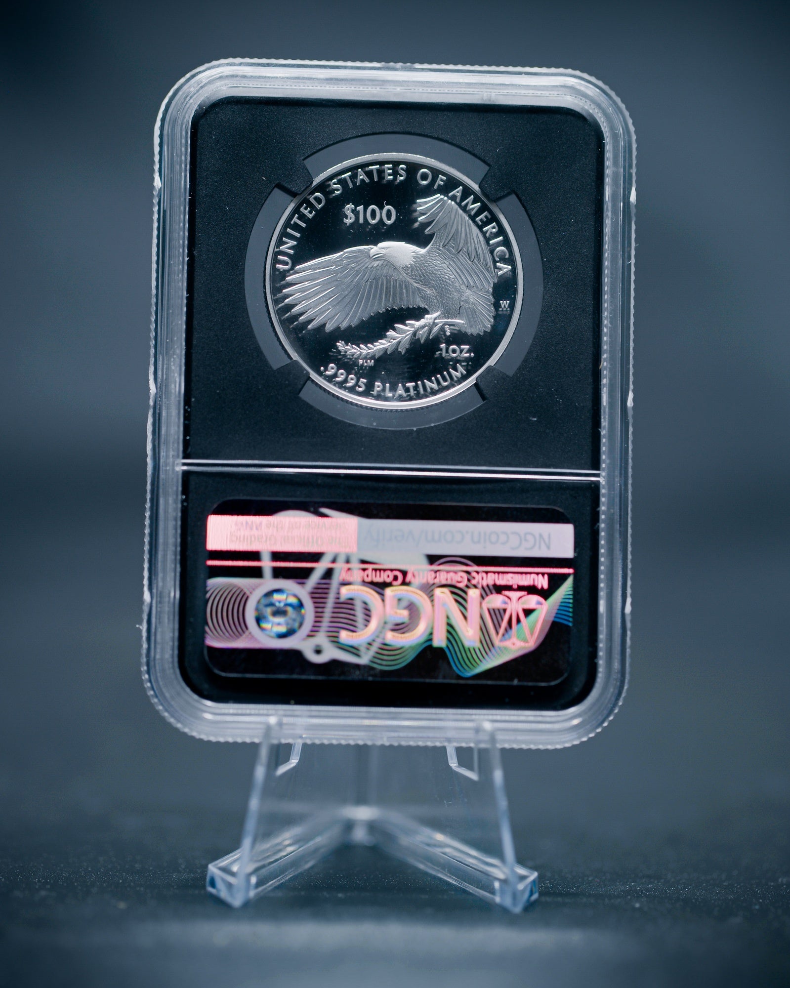 2026 $100 Platinum Proof Declaration of Independence | NGC PR70 | Anna Cabral Autographed