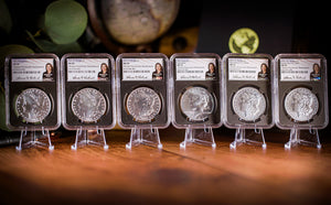 2021 6PC Morgan & Peace Set | NGC "Modern Numismatic Masterpieces" MS70| Anna Cabral Autographed