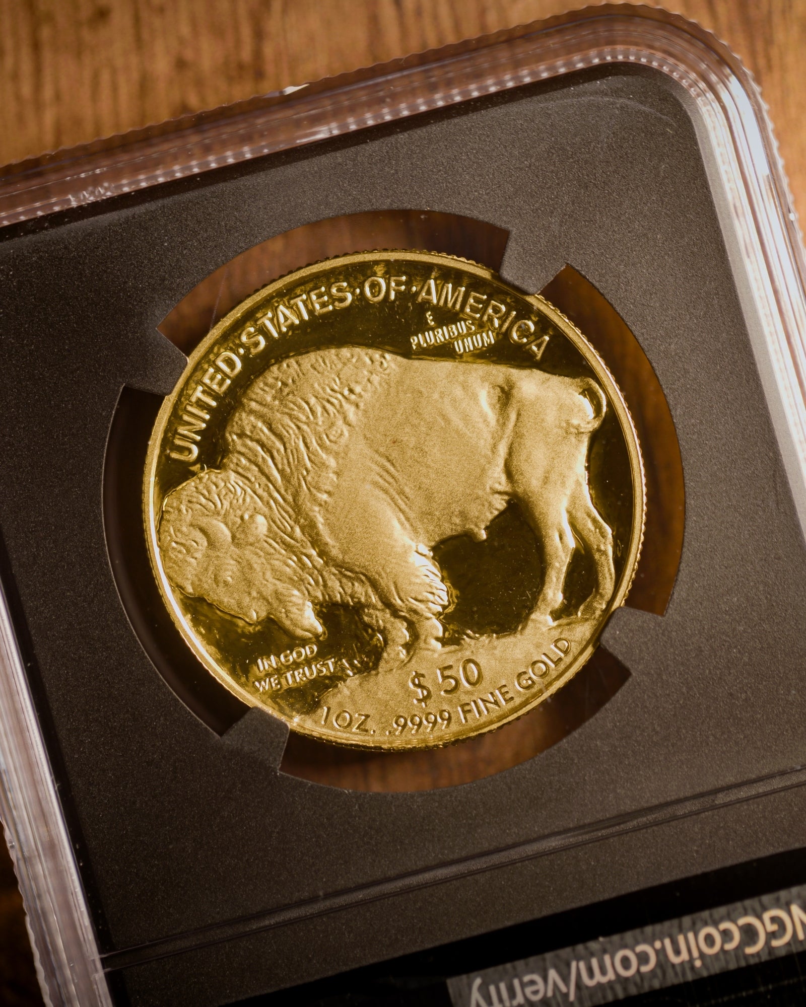 2006 $50 Proof Gold Buffalo | NGC "Modern Numismatic Masterpieces" PF70 | Anna Cabral Autographed