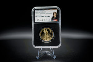 1991 $25 Proof Gold Eagle | NGC "Modern Numismatic Masterpieces" PF70 | Anna Cabral Autographed