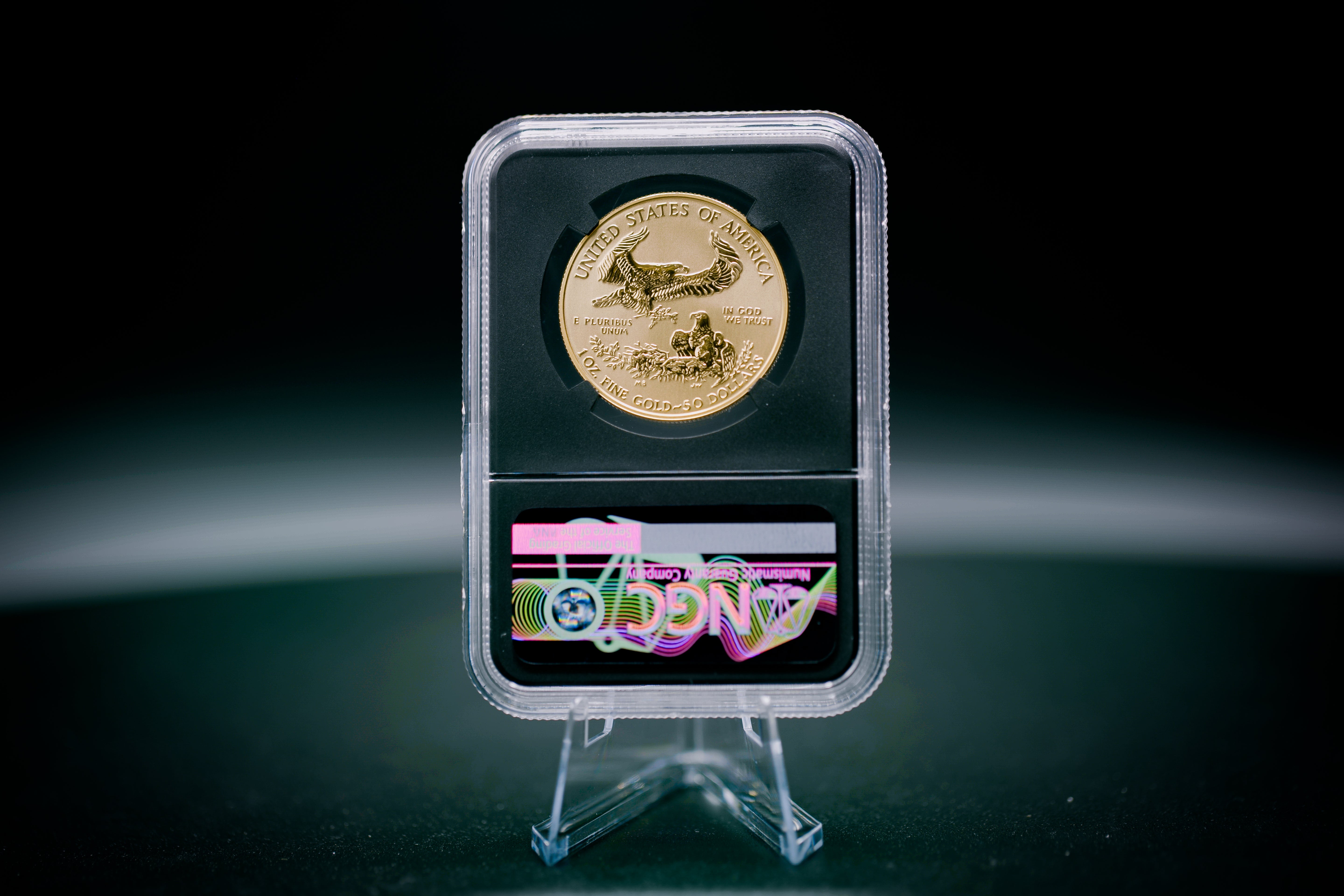 2006 "W" $50 Reverse Proof Gold Eagle | NGC "Modern Numismatic Masterpieces" PF70 | Anna Cabral Autographed