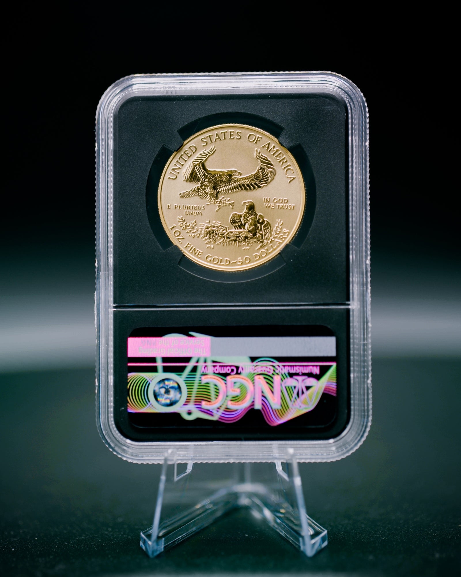 2006 "W" $50 Reverse Proof Gold Eagle | NGC "Modern Numismatic Masterpieces" PF70 | Anna Cabral Autographed