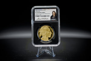 2006 $50 Proof Gold Buffalo | NGC "Modern Numismatic Masterpieces" PF70 | Anna Cabral Autographed