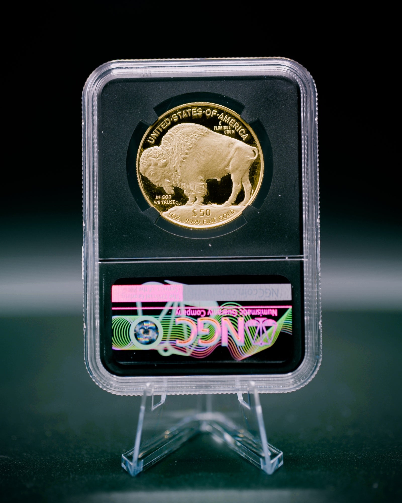 2006 $50 Proof Gold Buffalo | NGC "Modern Numismatic Masterpieces" PF70 | Anna Cabral Autographed