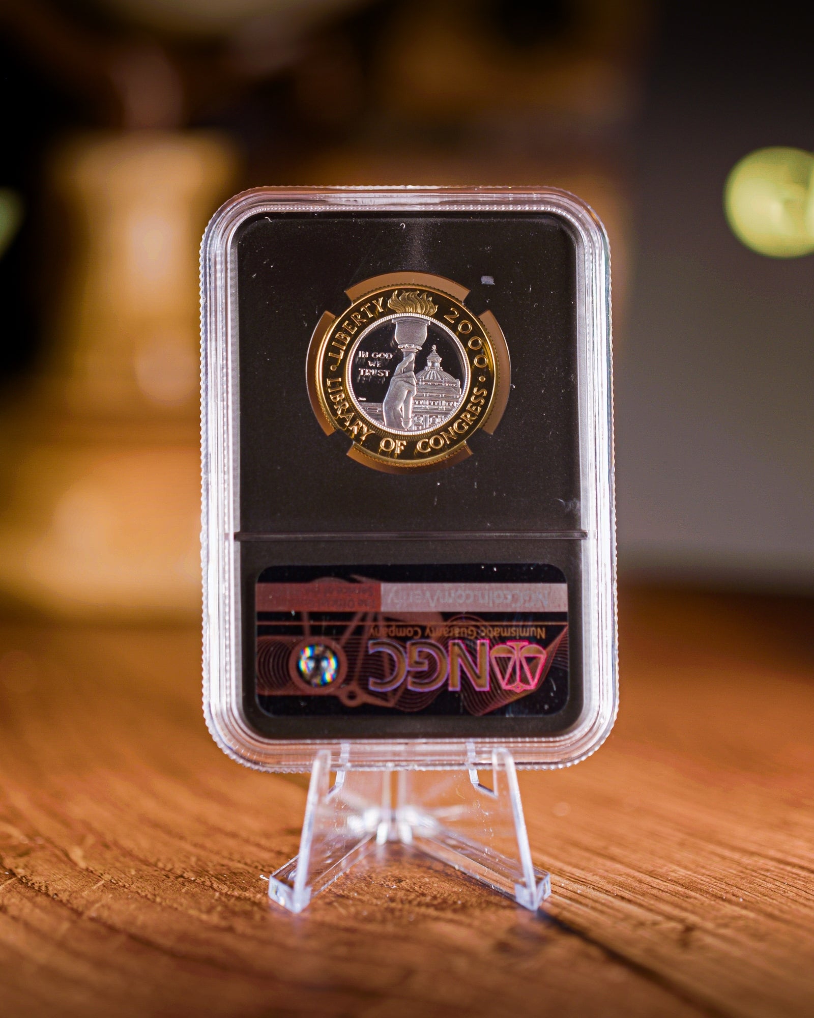 2000 W $10 Library of Congress | NGC "Modern Numismatic Masterpieces" PF70 | Anna Cabral Autographed