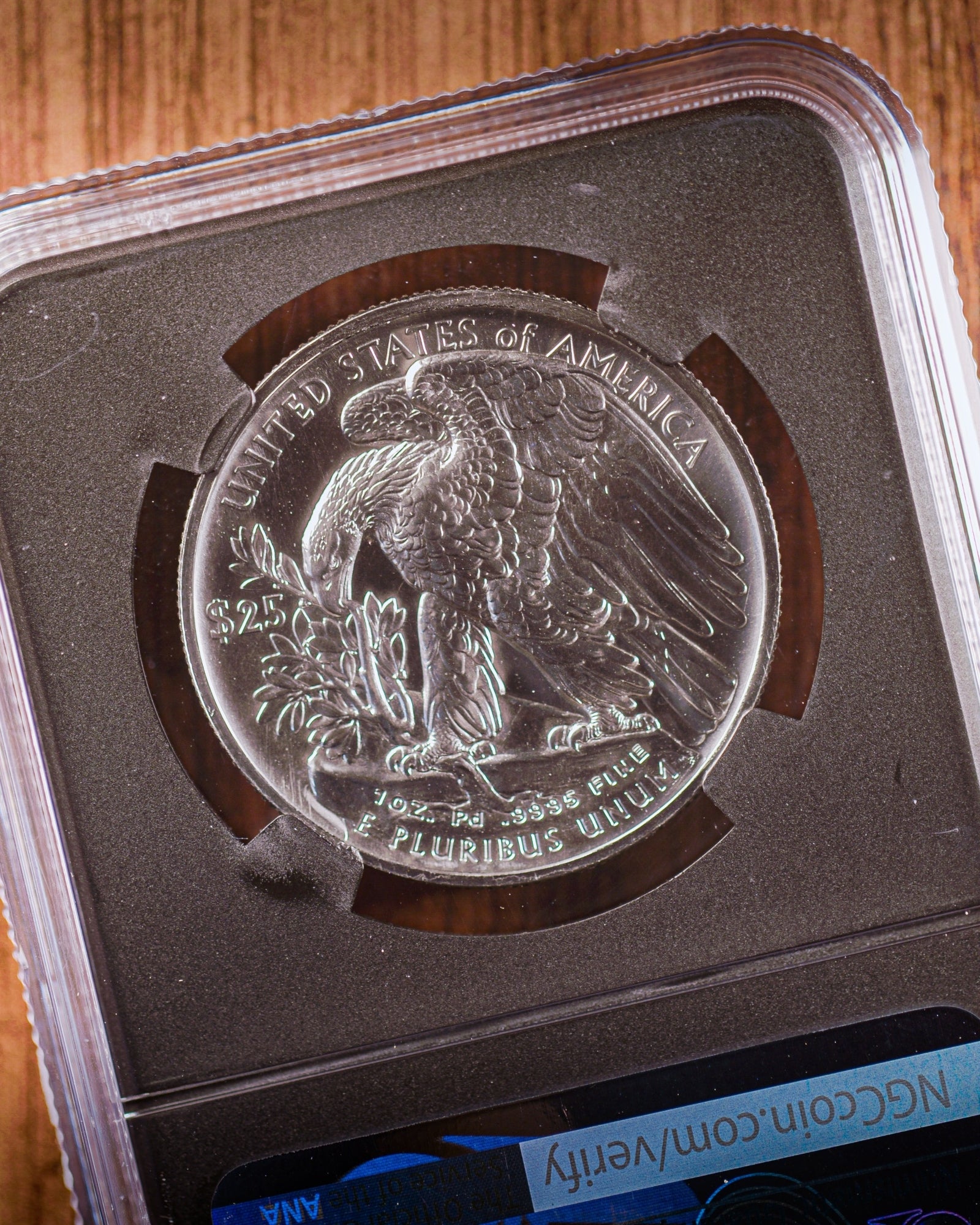 2017 $25 Palladium Eagle | NGC "Modern Numismatic Masterpieces" MS70 | Anna Cabral Autographed