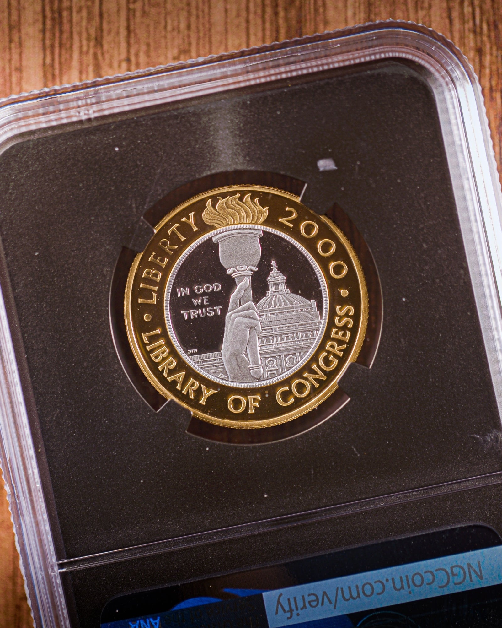 2000 W $10 Library of Congress | NGC "Modern Numismatic Masterpieces" PF70 | Anna Cabral Autographed