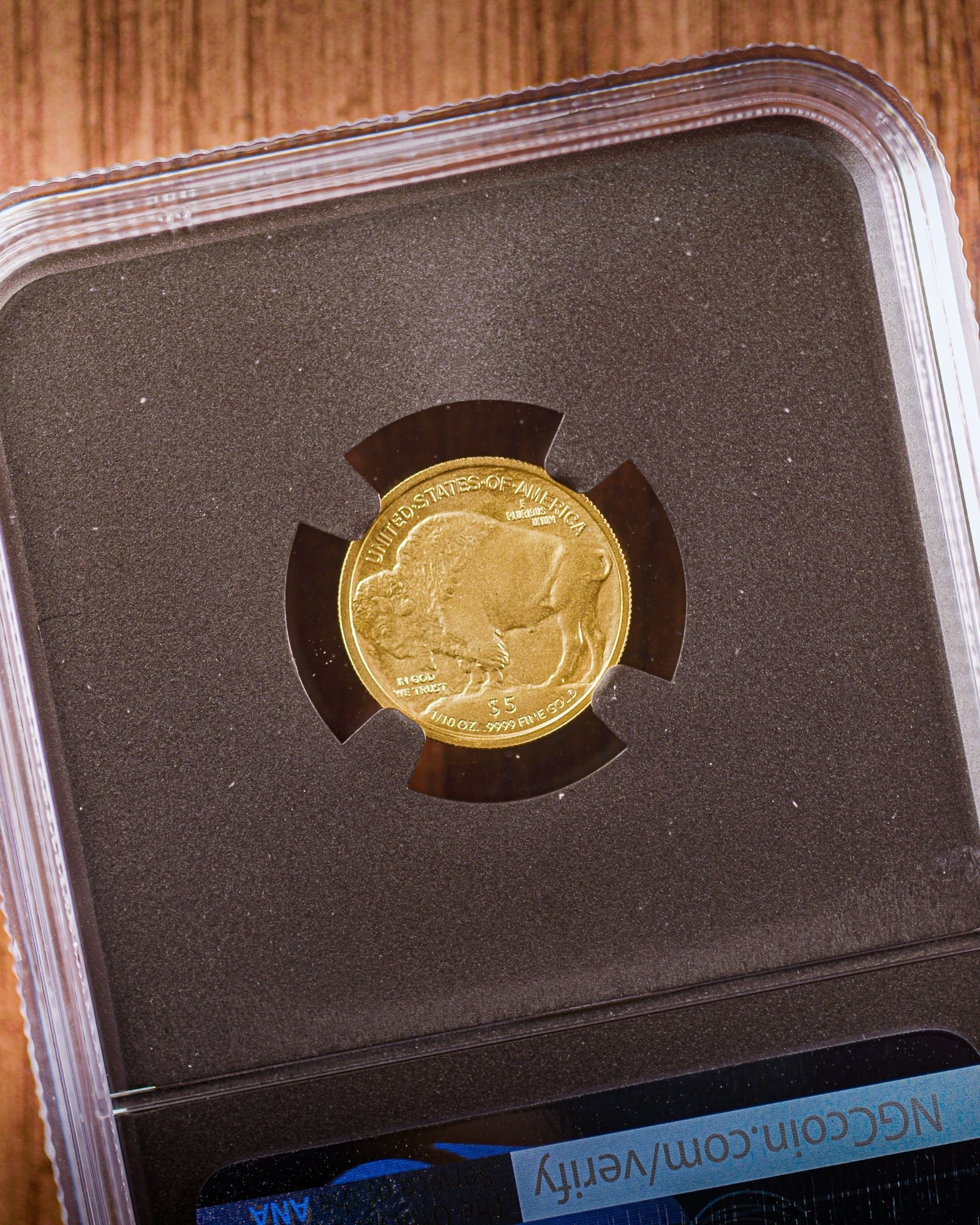 2008 W 4PC Burnished Gold Buffalo Set | NGC "Modern Numismatic Masterpieces" MS70 | Anna Cabral Autographed