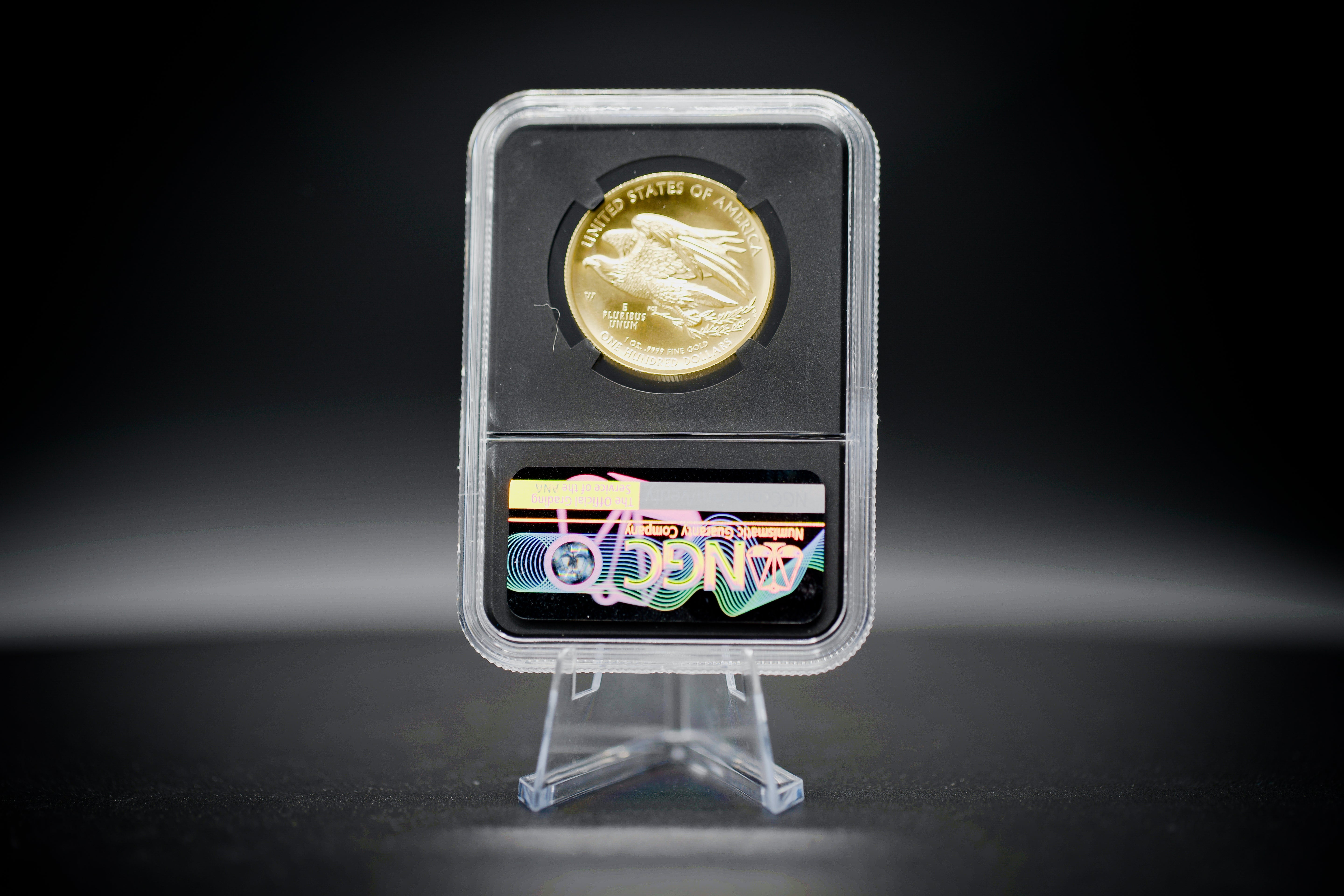 2015 $100 Gold High Relief | NGC "Modern Numismatic Masterpieces" MS70 | Anna Cabral Autographed