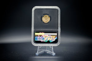 1999 "W" $5 Gold Eagle Unfinished Dies | NGC "Modern Numismatic Masterpieces" MS70 | Anna Cabral Autographed