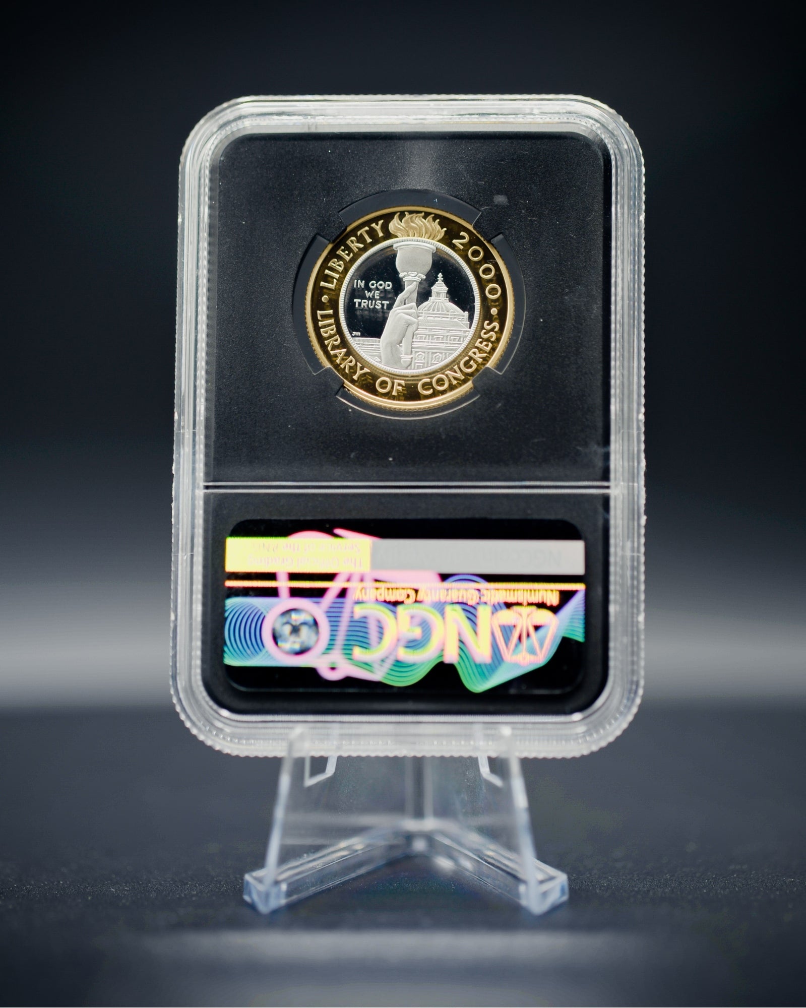 2000 W $10 Library of Congress | NGC "Modern Numismatic Masterpieces" PF70 | Anna Cabral Autographed
