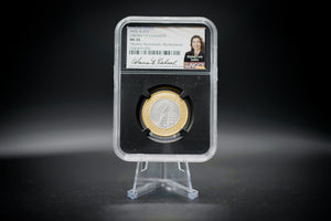 2000 W $10 Library of Congress | NGC "Modern Numismatic Masterpieces" MS70 | Anna Cabral Autographed