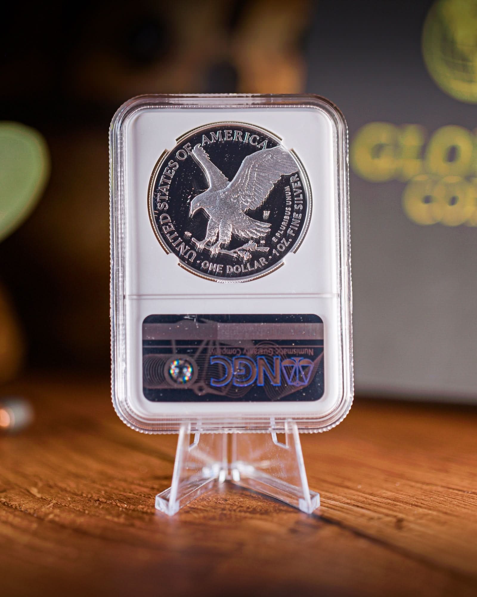2025-W American Silver Eagle | Laser Engraved Privy Mark First Day of Issue NGC PF70