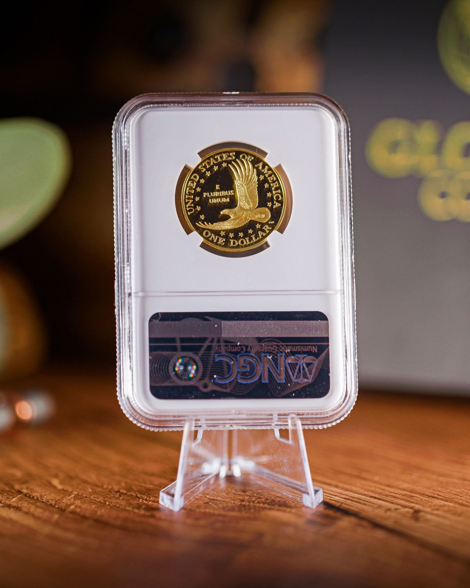 2025-W Sacagawea Gold 25th Anniversary Coin | First Day of Issue NGC PR70DCAM | Kenneth Bressett Autographed
