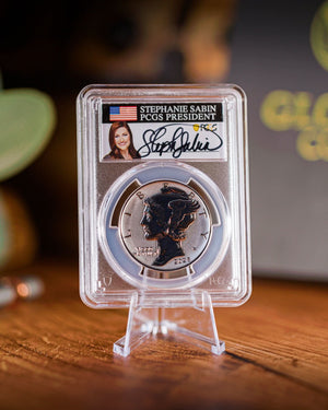 2025-W $25 Palladium American Eagle Reverse Proof | Advanced Release PCGS PR70DCAM | Stephanie Sabin Autographed