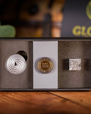 2023 Republic of Ghana Abee Meteorite with 2 oz 5 Credis Silver Coin & Display Cube
