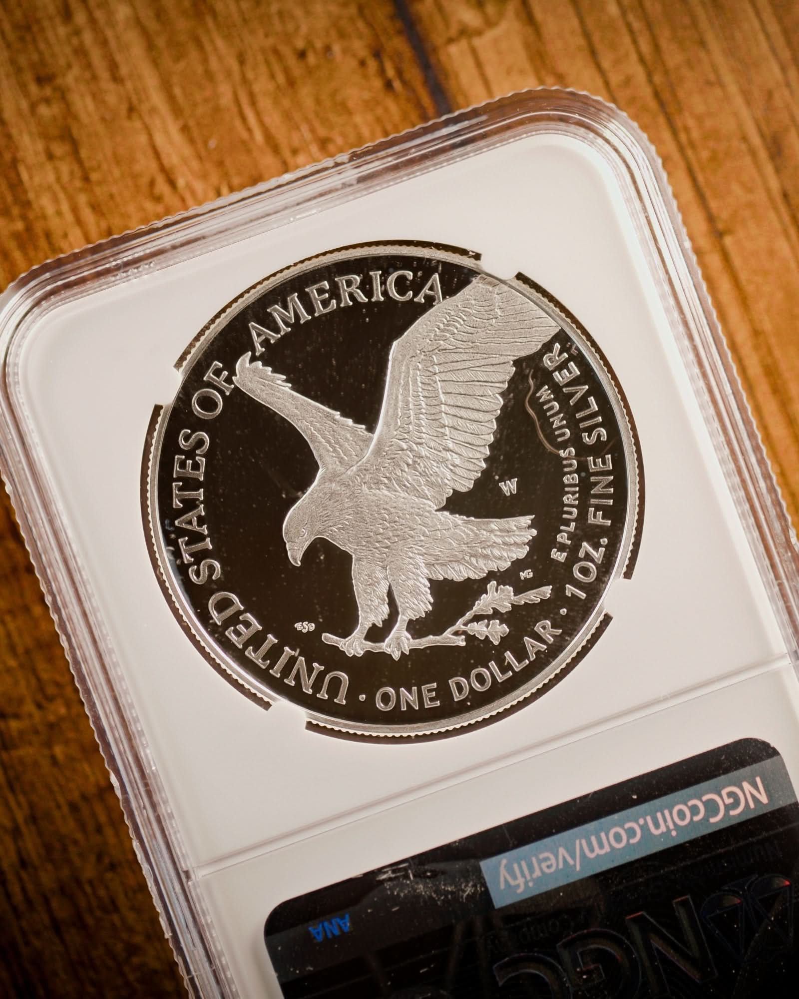 2025-W American Silver Eagle | Laser Engraved Privy Mark First Day of Issue NGC PF70