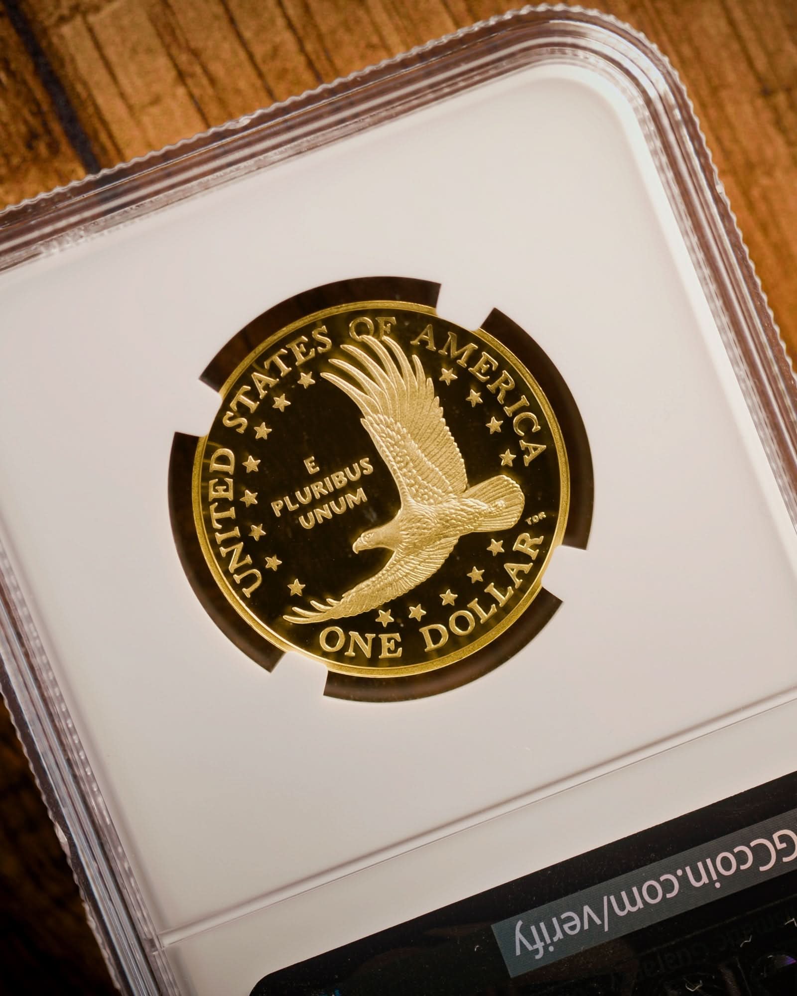 2025-W Sacagawea Gold 25th Anniversary Coin | First Day of Issue NGC PR70DCAM | Kenneth Bressett Autographed