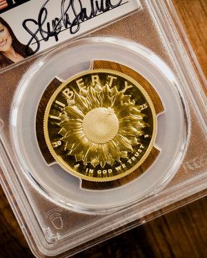 2025-W $100 High Relief American Liberty Gold Coin | Advanced Release PCGS PR70DCAM | Stephanie Sabin Autographed