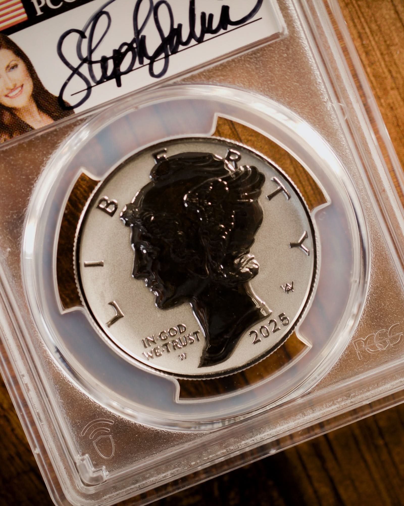 2025-W $25 Palladium American Eagle Reverse Proof | Advanced Release PCGS PR70DCAM | Stephanie Sabin Autographed