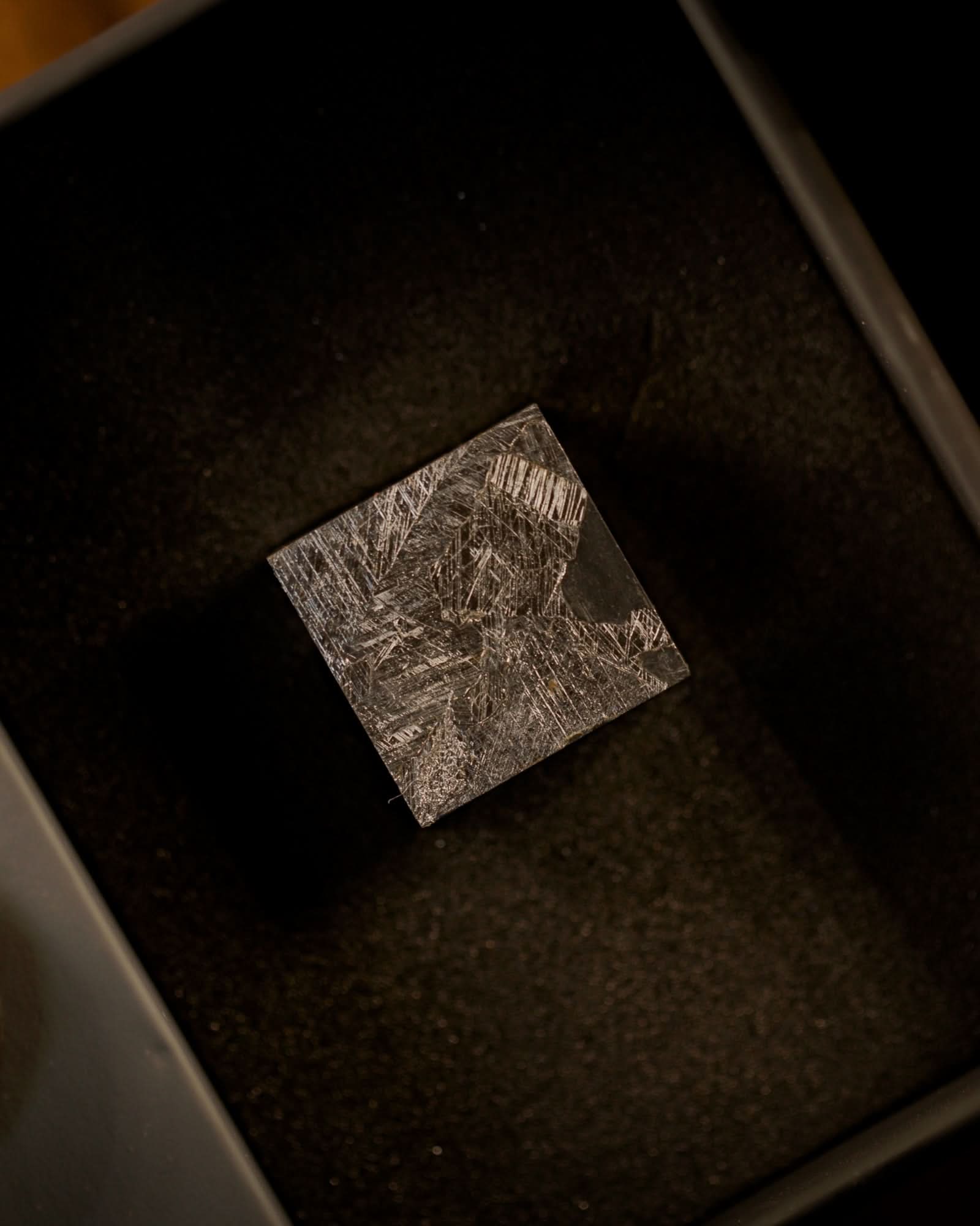 2023 Republic of Ghana Abee Meteorite with 2 oz 5 Credis Silver Coin & Display Cube