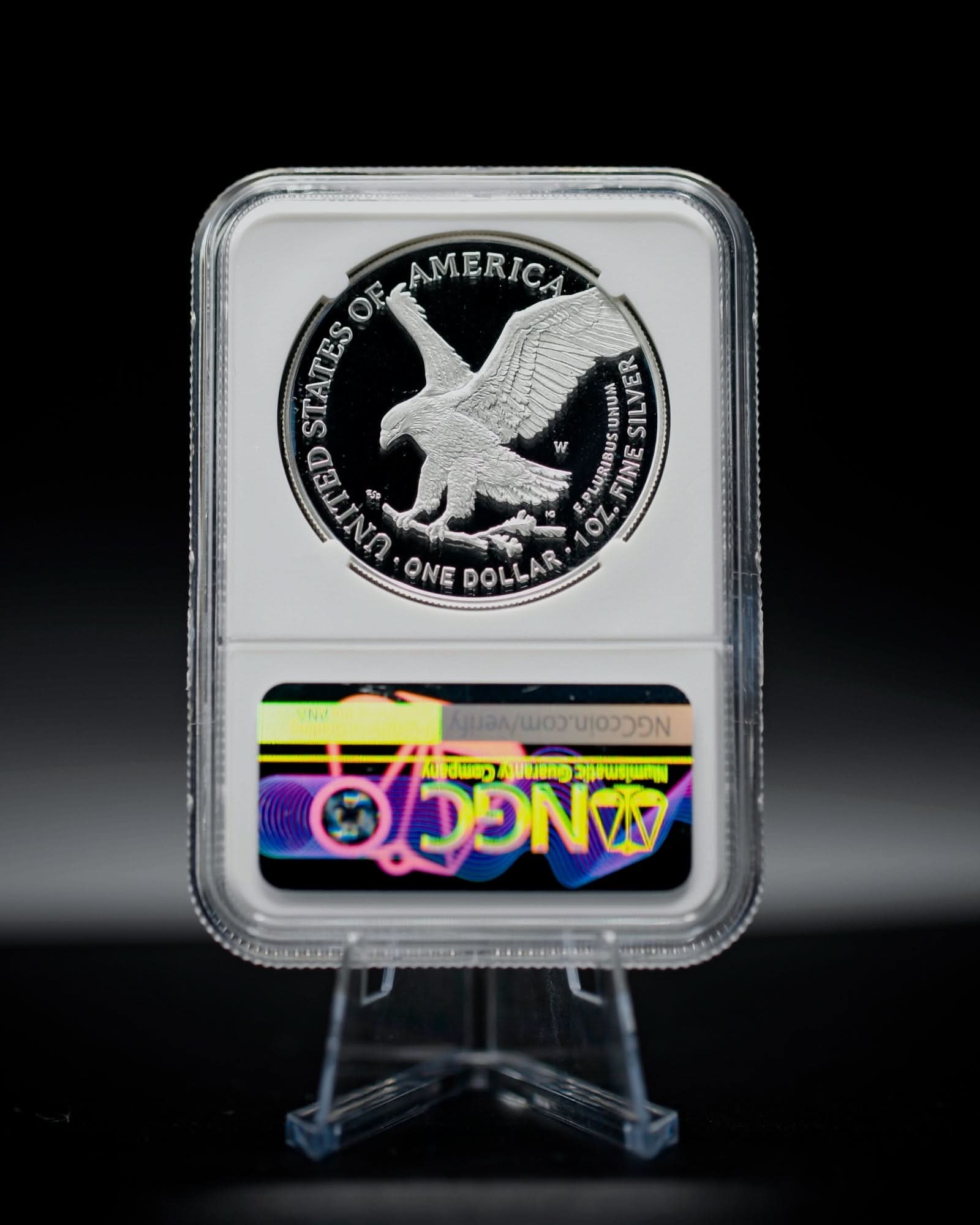 2025-W American Silver Eagle | Laser Engraved Privy Mark First Day of Issue NGC PF70