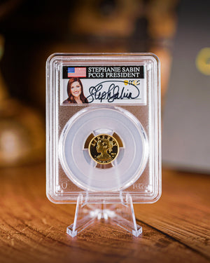 2018 $10 Proof Gold High Relief | PCGS "Modern Numismatic Masterpieces" PR70 | Stephanie Sabin Autographed