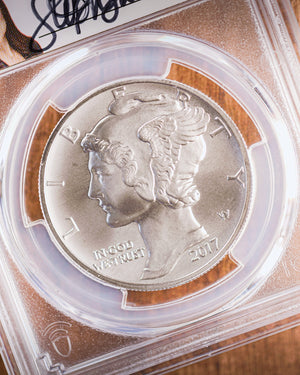 2017 $25 Palladium | PCGS "Modern Numismatic Masterpieces" MS70 | Stephanie Sabin Autographed