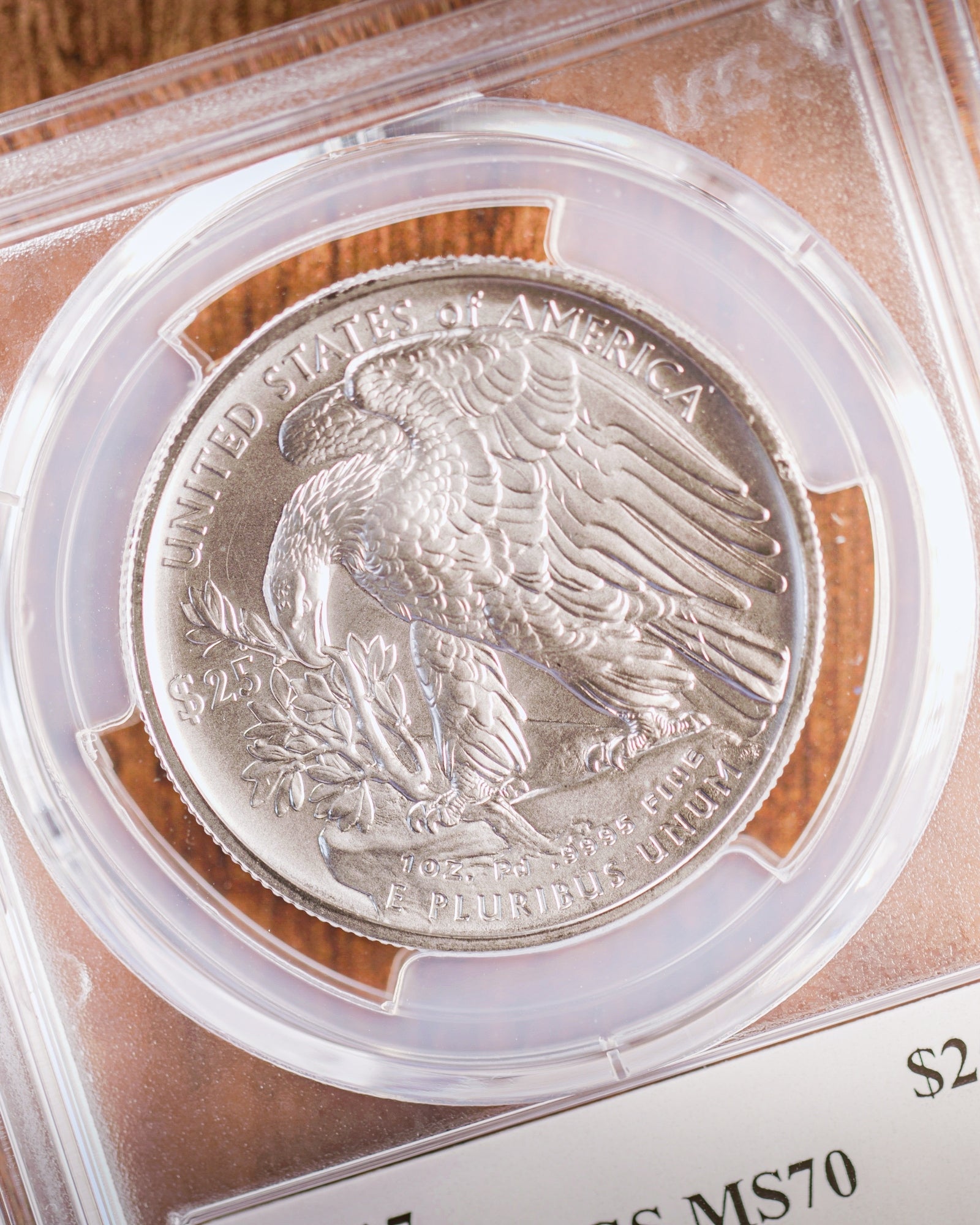 2017 $25 Palladium | PCGS "Modern Numismatic Masterpieces" MS70 | Stephanie Sabin Autographed