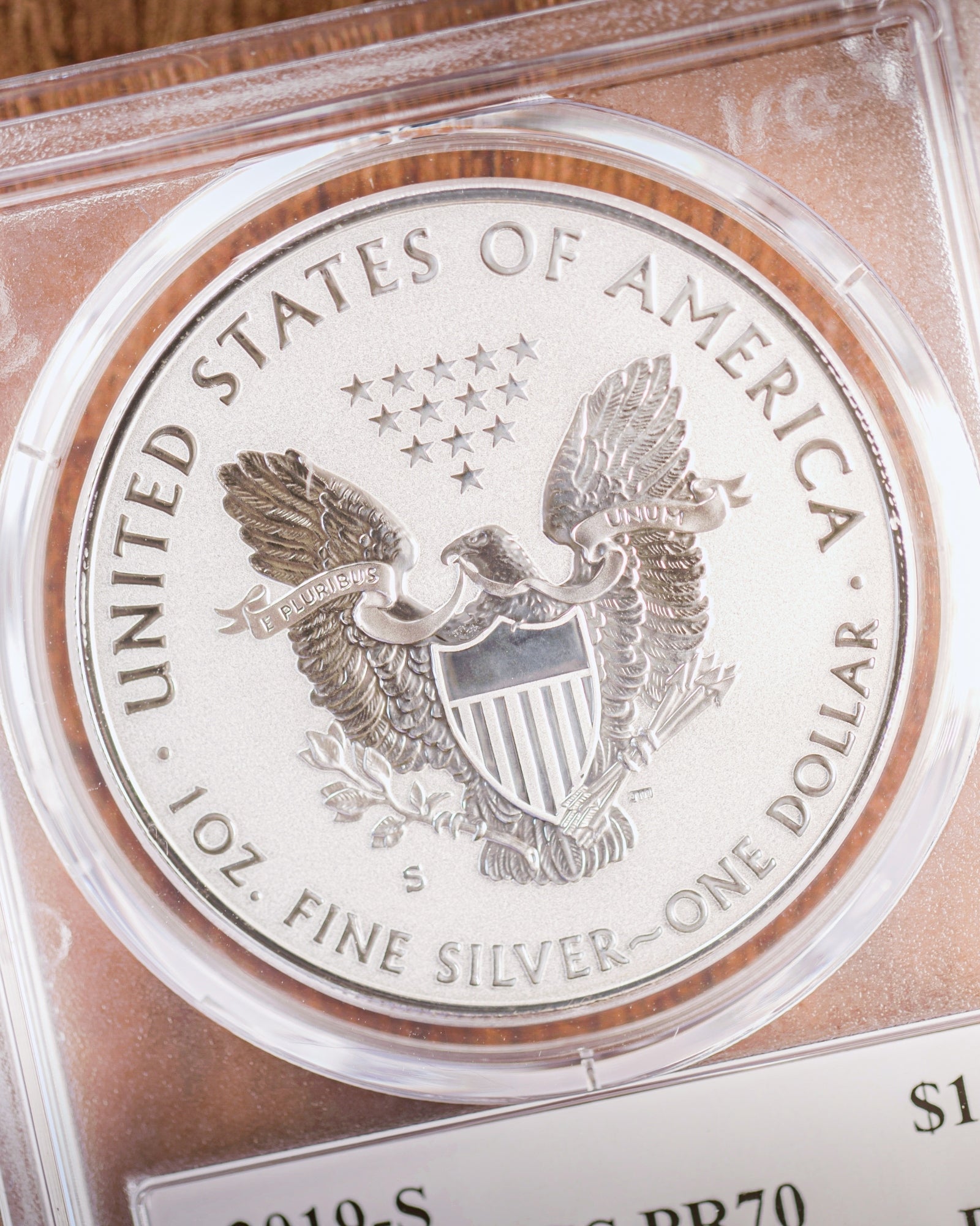 2019 "S" Reverse Proof Silver Eagle | PCGS "Modern Numismatic Masterpieces" PR70 | Stephanie Sabin Autographed