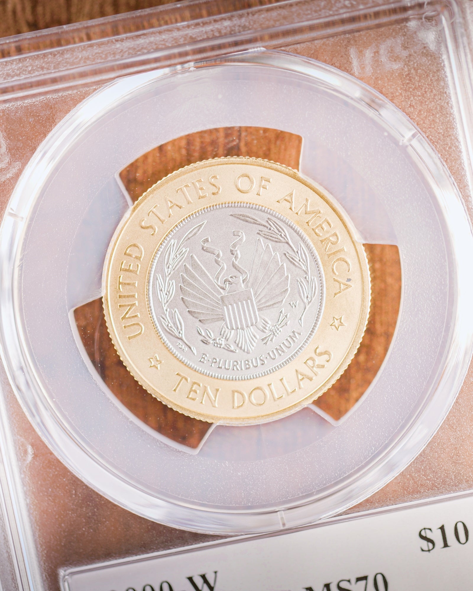 2000 "W" $10 Library of Congress | PCGS "Modern Numismatic Masterpieces" MS70 | Stephanie Sabin Autographed