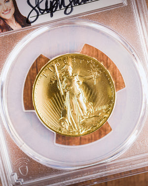 2009 $20 Gold Ultra High Relief | PCGS "Modern Numismatic Masterpieces" MS70 | Stephanie Sabin Autographed