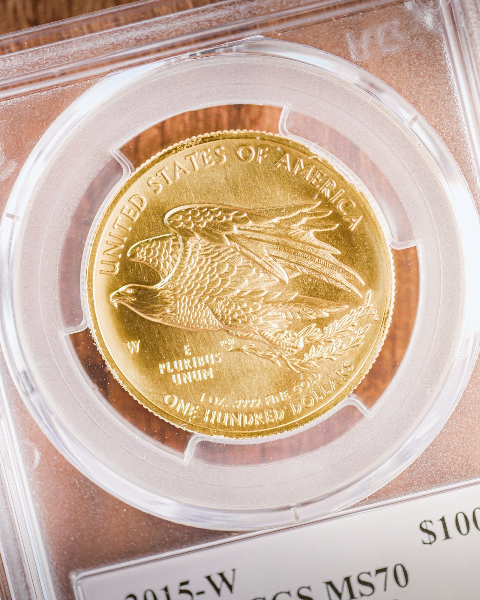 2015 $100 Gold High Relief | PCGS "Modern Numismatic Masterpieces" MS70 | Stephanie Sabin Autographed
