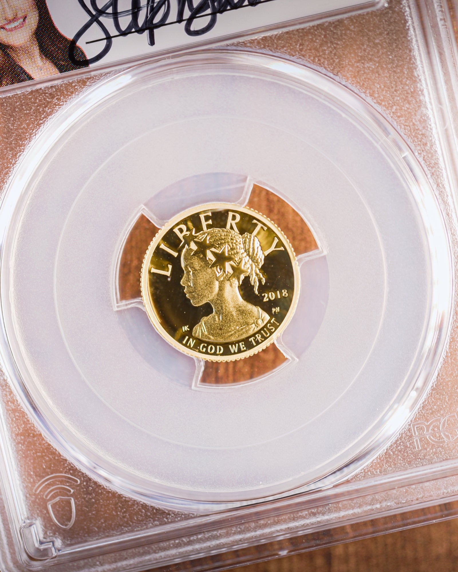 2018 $10 Proof Gold High Relief | PCGS "Modern Numismatic Masterpieces" PR70 | Stephanie Sabin Autographed