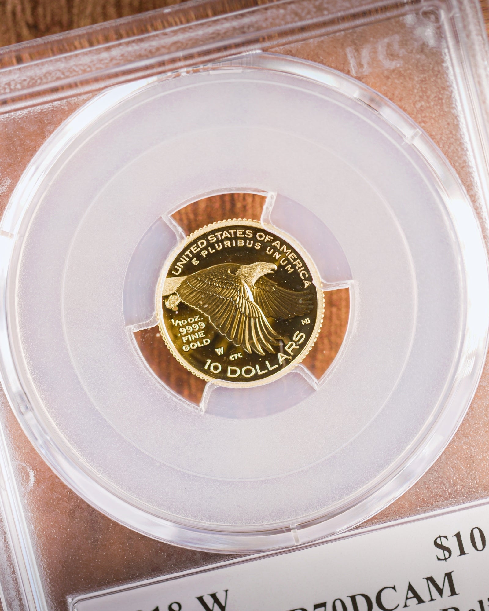 2018 $10 Proof Gold High Relief | PCGS "Modern Numismatic Masterpieces" PR70 | Stephanie Sabin Autographed