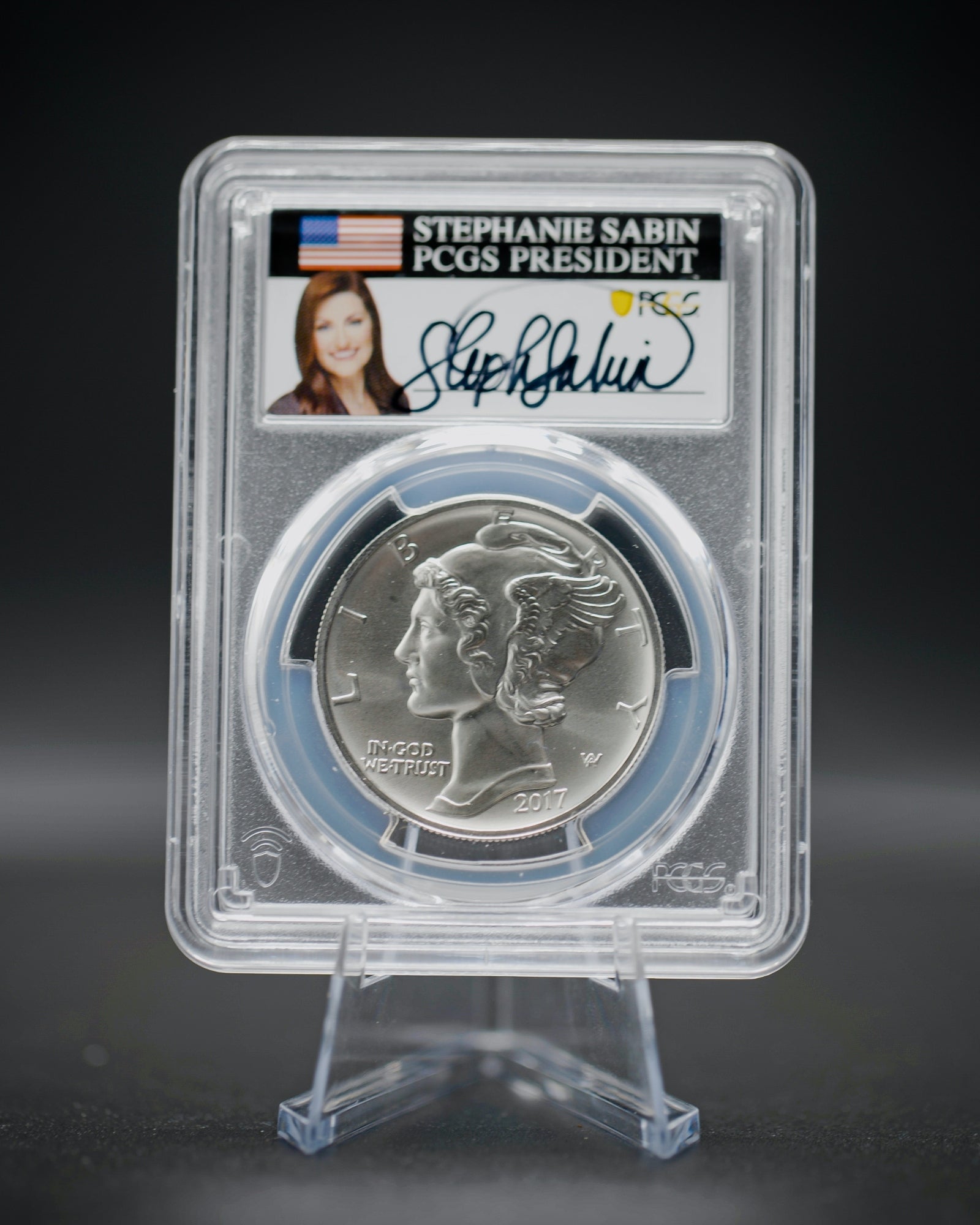 2017 $25 Palladium | PCGS "Modern Numismatic Masterpieces" MS70 | Stephanie Sabin Autographed