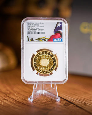 2025-W American Liberty High Relief Gold Coin | First Day of Issue NGC PF70 Ultra Cameo