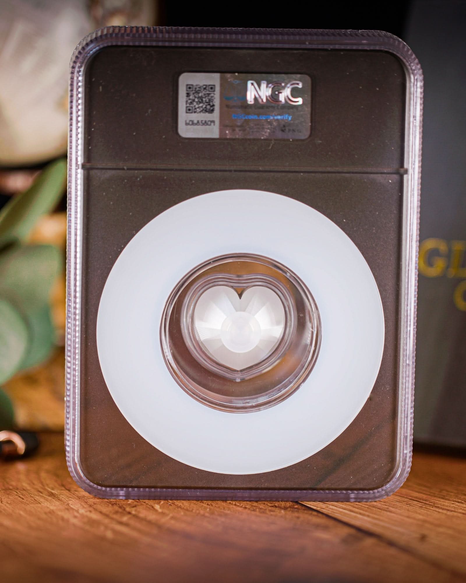 2025 Heart Diamond Fine Silver Diamond-Shaped Coin | NGC PF70 Matte | Jody Clark Autographed